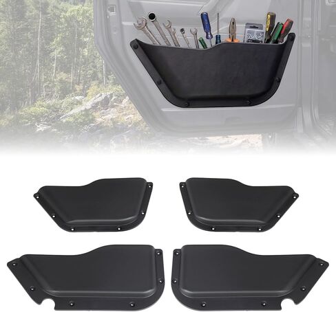 جيوب داخلية للباب من KEMIMOTO متوافقة مع Polaris Xpedition XP 5/ADV 5 Northstar 2024+، حامل أكواب صندوق تخزين للباب الأمامي والخلفي متوافق مع ملحقات Xpedition XP5/ADV5 2024+ (4 قطع) in Kuwait