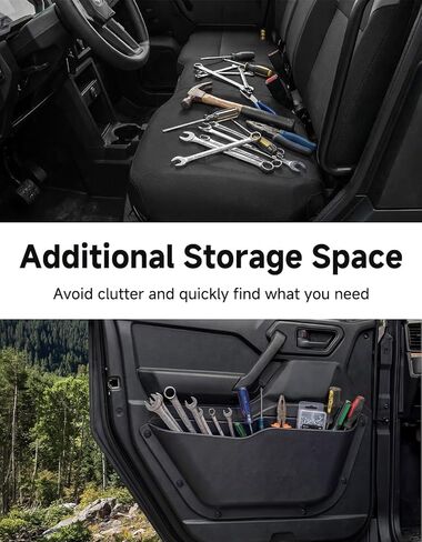 جيوب داخلية للباب من KEMIMOTO متوافقة مع Polaris Xpedition XP 5/ADV 5 Northstar 2024+، حامل أكواب صندوق تخزين للباب الأمامي والخلفي متوافق مع ملحقات Xpedition XP5/ADV5 2024+ (4 قطع) in Kuwait