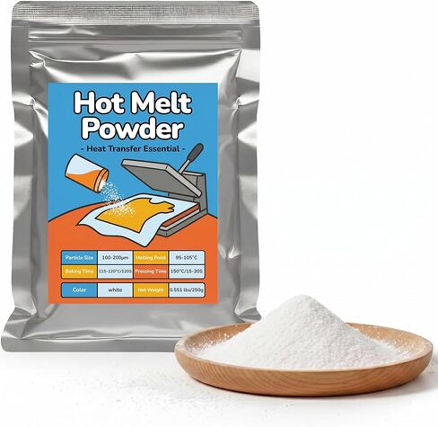 DTF Powder, White Hot Melt Adhesive Digital DTF Transfer Powder,PreTreat Transfer for DTF Printers 2 Pack in Saudi Arabia