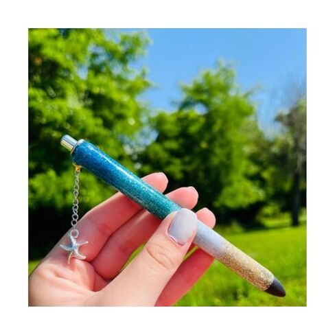 Resin Rockers Skim Coat UV Resin for Pen Making, Clear High Gloss Finish, Fast Curing, Non-Toxic, Anti-Yellowing, 60-120 Sec Cure Time, 24-54W UV Lamp Required, 100 g in Saudi Arabia