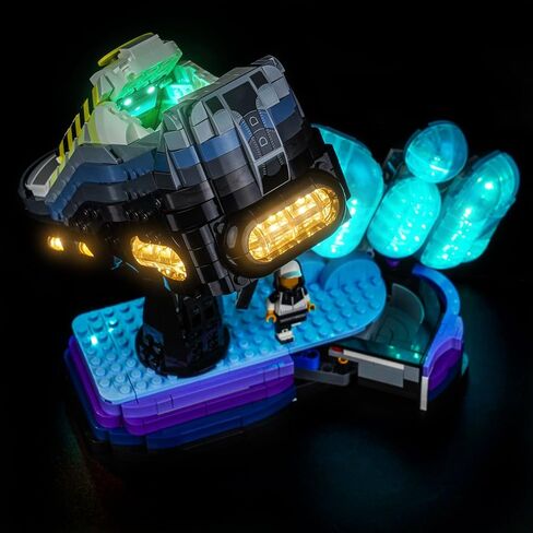 مجموعة مصابيح LED مطورة متوافقة مع مجموعة البناء LEGO x Nike Air Max 95، زخرفة الأضواء متوافقة مع LEGO 43025 (النموذج غير متضمن) in Kuwait