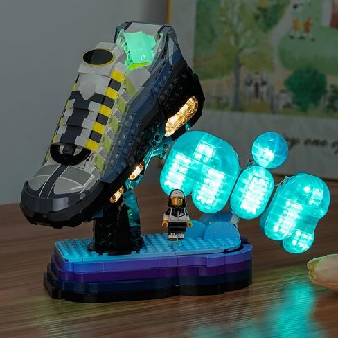 مجموعة مصابيح LED مطورة متوافقة مع مجموعة البناء LEGO x Nike Air Max 95، زخرفة الأضواء متوافقة مع LEGO 43025 (النموذج غير متضمن) in Kuwait