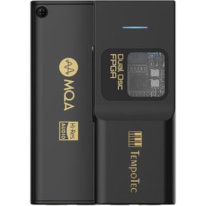 TempoTec Sonata BHD Pro Type C USB dongle DAC، USB C DAC، مضخم سماعة الرأس 4.4 مم و3.5 مم، PCM384 كيلو هرتز، DSD256، MQA8X، Tidal لأجهزة iPhone وAndroid وMacOS&Win (Sonata BHD Pro-Black) in Kuwait