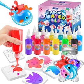 Magic Water Elf Toy Water Gel Kit for Kids, DIY Squishy Maker Craft Kit Make Your Own Water Pets with Aquarium Bottle, Arts & Crafts Gift for Boys Girls Ages 3+ in Saudi Arabia