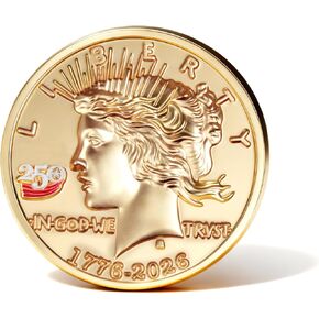 250th Anniversary Coins - United States 250 Anniversary 1776-2026 Medallion Coin -Durable Metal Anniversary Coins for Display, Collectors & Gift Idea (1PCS) in Saudi Arabia