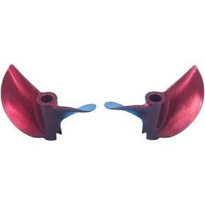 RC Boat Propeller Pair 1.9 Pitch Large-V Bayonet CNC 7075 Aluminum Racing Prop CW CCW for High-Speed Catamaran Shrimp Boats(4.76mm,42mm) in Saudi Arabia