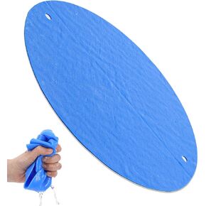 2 Pcs Pottery Bats, 12 Inch Round Pottery Wheel Bats Clay Throwing Cloth, Durable Ceramic Bat System for Potters Wheels, Blue in Saudi Arabia