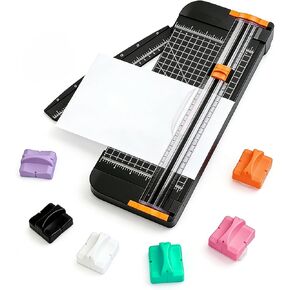 Paper Cutter 12 Inch Trimmers with 5 Pcs Refill Automatic Safety Blade for A4 Paper, Photos, Magazine, Cardstock (CZBhei) in Saudi Arabia