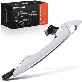 A-Premium Front Left Driver Side Exterior Door Handle Compatible with Hyundai Elantra 2011-2015 Sedan, Elantra Coupe 2013-2014, Chrome, Replace# 82651-3X010 in Kuwait