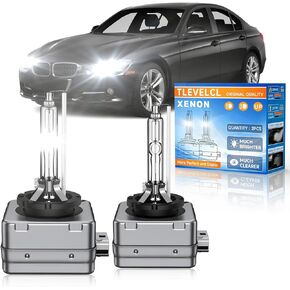 Fit for BMW 2007-2016 320i 328i 335i Xdrive GT E90 E92 E93 2014-2016 428i 435i D1S HID Xenon Headlight Bulbs, 35W High Low Beam Bi-Xenon Light Bulb Replace, 8000K White Blue, Pack of 2 in Saudi Arabia