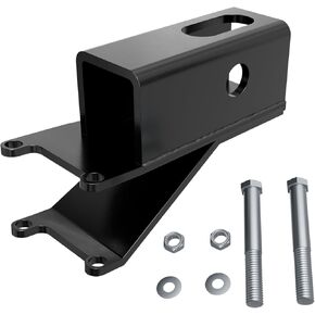 Heavy Duty 2" ATV Hitch Receiver - No Drill Bolt-On Rear Trailer Hitch Compatible with Honda Rancher Foreman Rubicon TRX350/400/420/450/500/520 2000-2026 Models (Solid Rear Axle Only) in Saudi Arabia