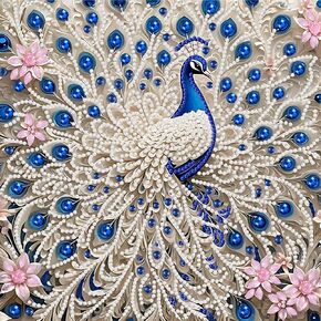 BSNRCH Peacock Special Shaped Diamond Art Painting Kits for Adults, Peacock 5D Pearl Diamond Painting Kits for Adults Beginner,DIY Diamond Dots Gem Art Craft for Home Decor 12 x 12 inch in Saudi Arabia