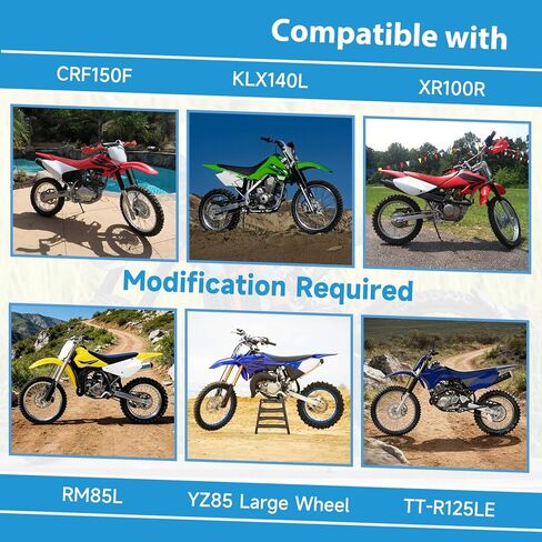 EOPOAYI 70/100-19 و90/100-16 مجموعة الأنبوب الداخلي لإطار الدراجة الترابية لاستبدال CRF150R CRF150F XR100R KLX140L TTR125 KX100 YZ85 Baja DR150 للطرق الوعرة والدراجة الترابية موتوكروس in Kuwait