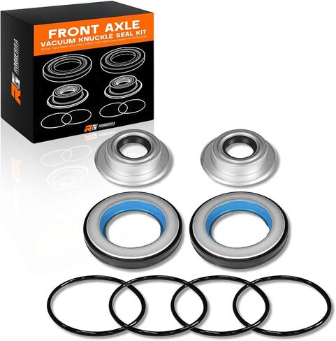 Front Axle Knuckle Vacuum Seals & Hub O-Rings & Tube Dust Seals Kit Compatible with Ford Super Duty 2005-2019 F250 F350 F450 F550 With Dana Super 60 Replace#2017426,2014835,54983 in Kuwait