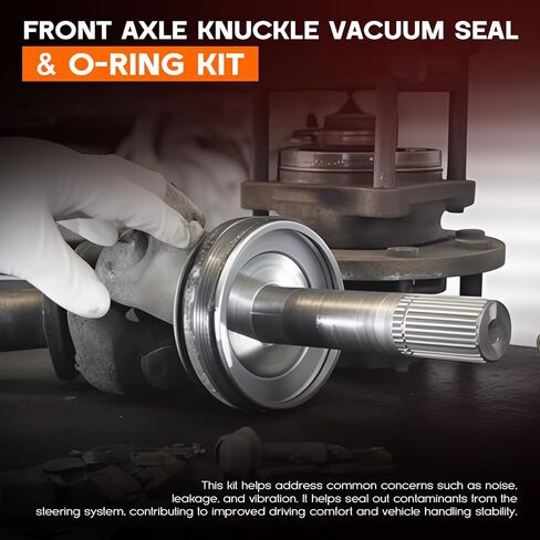 Front Axle Knuckle Vacuum Seals & Hub O-Rings & Tube Dust Seals Kit Compatible with Ford Super Duty 2005-2019 F250 F350 F450 F550 With Dana Super 60 Replace#2017426,2014835,54983 in Kuwait