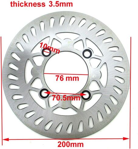 200mm Brake Disc Disk Rotor Fit 50cc 110cc 125cc 140cc 150cc 160cc SDG wheel Pit Dirt Bikes in Saudi Arabia