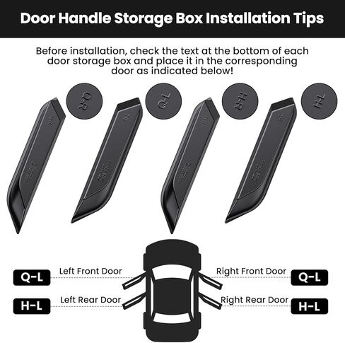YPHUIKI 5PCS Center Console Organizer Handle Storage for Ford Bronco 2025 2026 4-Door Accessories, Phone Holder Front and Rear Door Grab Handle Pocket Storage Box Tray (Not for 2-Door & Bronco Sport) in Saudi Arabia