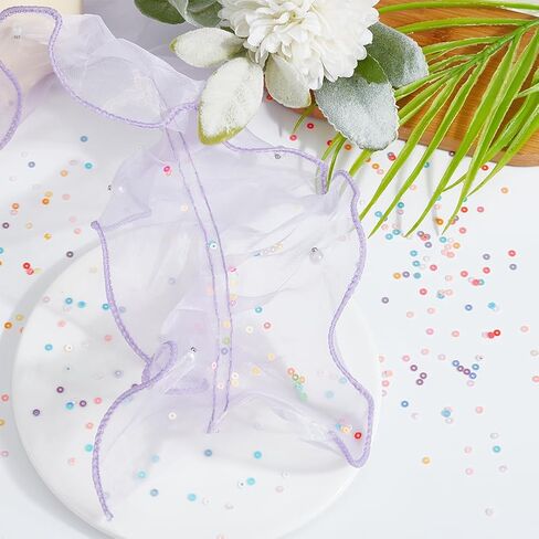 36000pcs 12 Colors Flat Round Sequin Paillettes Round Loose Sequins Colorful PVC Iridescent Applique Large Spangle Craft Loose Sequin for Sewing Craft DIY Embroidery Ornament Supply in Kuwait