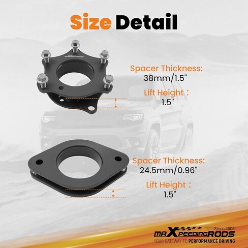 maXpeedingrods 1.5" Lift Leveling Kit for Honda CRV 2007-2016, Front & Rear Lift Spacer w/Adjustable Camber Arm in Kuwait