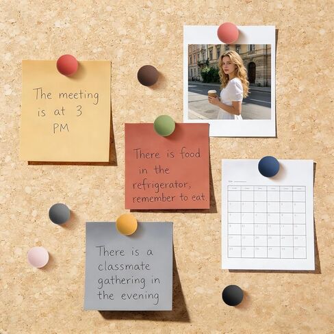 50Pcs Cute Decorative Push Pins for Bulletin Board, Thumb Tacks for Cork Board, Colorful Round Thumbtacks for Home Office Classroom Decor(10 Colors) in Saudi Arabia