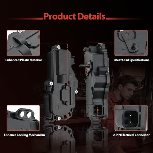 Front and Rear Left Driver Side Door Lock Actuator Compatible with Ford Explorer 2002-2010 F-150 Five Hundred Freestyle Mustang Fits for Lincoln Aviator Mark Lt Fits for Mercury Montego in Saudi Arabia