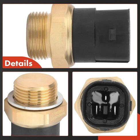 مستشعر درجة حرارة سائل تبريد المحرك A-Premium [3 دبابيس] متوافق مع Volkswagen EuroVan 1994-1997/1999-2003 in Kuwait
