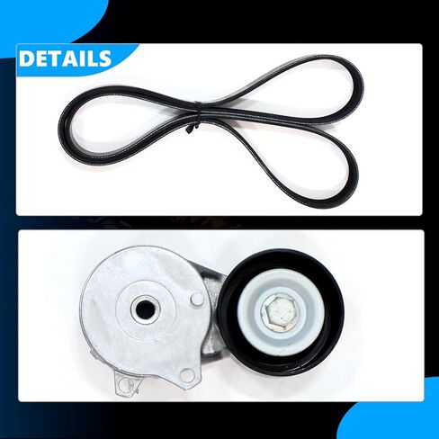 طقم محرك حزام اعوج من AUCERAMIC مناسب لنيسان سنترا 2013-2019 1.8L l4 غاز DOHC يستنشق بشكل طبيعي استبدال 90K-39369 90K39369 in Kuwait