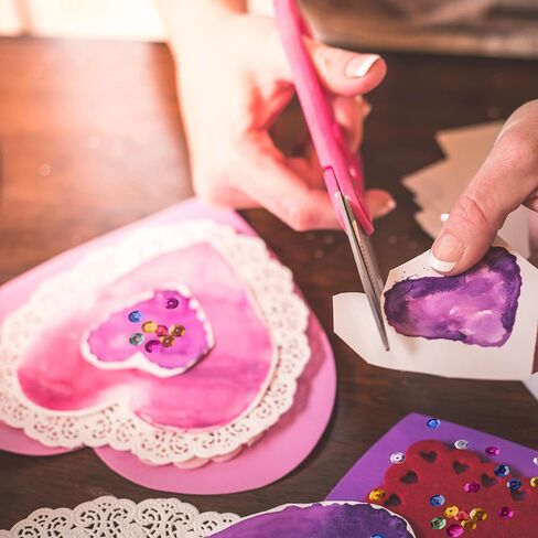 Hampton Art Studio G ترتر ذاتي اللصق 72 حزمة، ألوان متنوعة زخارف حرفية لصنع البطاقات، سجل القصاصات، ديكورات DIY والحرف الورقية in Kuwait