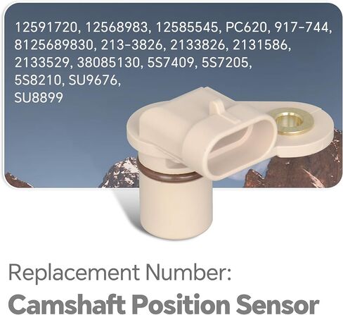12591720 Camshaft Position Sensor Compatible with Chevy Express/Silverado/Suburban/Tahoe/Avalanche GMC Savana/Sierra/Yukon Buick Cadillac Hummer Pontiac Replace 12568983 12585545 PC620 917-744 in Kuwait