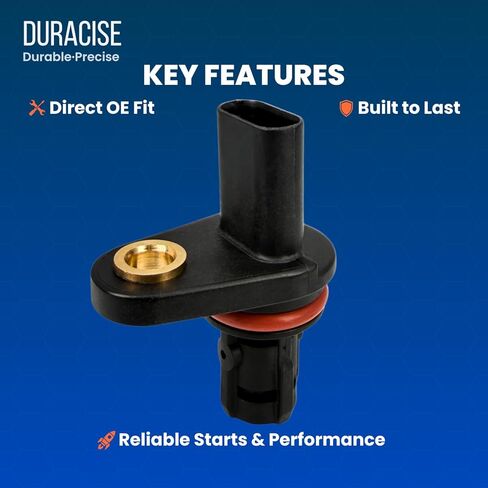 DURACISE Camshaft Position Sensor Compatible with 2010-2015 Chevrolet Cruze, 2016 Cruze Limited, 2013-2020 Trax, 2012-2018 Sonic, 2009-2011 Aveo, Aveo5 & Pontiac G3, 1.6L 1.8L, OEM #55565709, 25195556 in Saudi Arabia