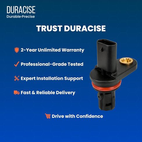 DURACISE Camshaft Position Sensor Compatible with 2010-2015 Chevrolet Cruze, 2016 Cruze Limited, 2013-2020 Trax, 2012-2018 Sonic, 2009-2011 Aveo, Aveo5 & Pontiac G3, 1.6L 1.8L, OEM #55565709, 25195556 in Saudi Arabia