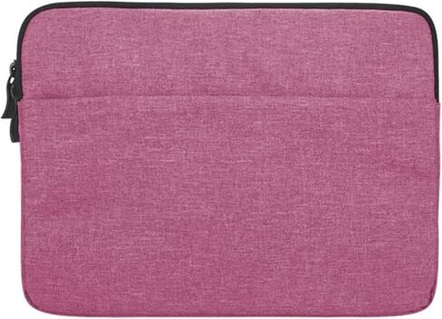 Classic Portable Laptop Sleeve Case Bag, Carrying Protective Notebook Tablet Briefcase Slim Lightweight Handbag Soft Computer Handle Men men Commuter Messe(Fuchsia,13.3inch) in Saudi Arabia