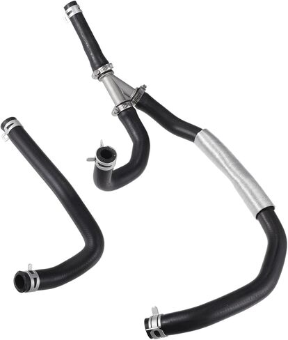 مجموعة خرطوم سخان المحرك Motoforti رقم 5058551AE خرطوم مدخل ومخرج سخان HVAC لـ Dodge Journey 2009-2010 مطاطي أسود طويل الأمد in Kuwait