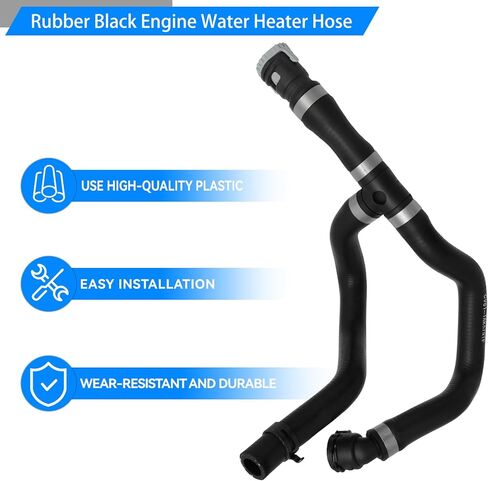 CV6Z18472T HVAC Heater Hose Fit for Ford Escape 2013-2019 Rubber Black Engine Water Heater Hose in Saudi Arabia