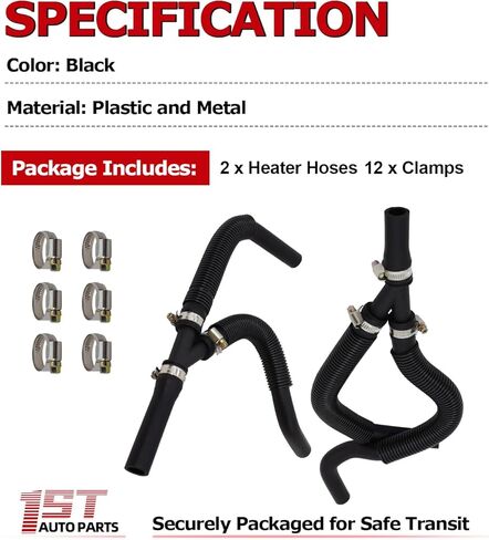 1ST 626-314HP HVAC Engine Heater Hose Assembly Fits for Dodge Grand Caravan 2010 for Chrysler Town & Country 2010, Replaces OE: 4677603AL 626314HP in Saudi Arabia