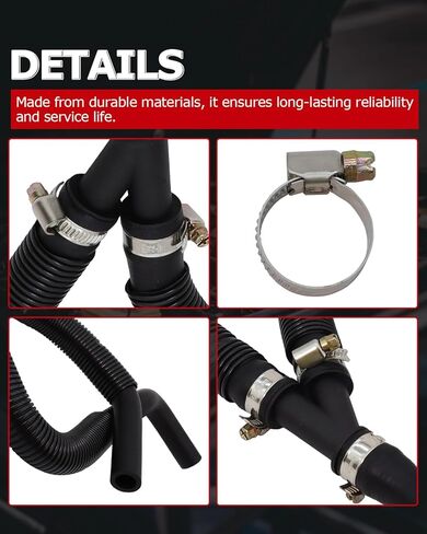 1ST 626-314HP HVAC Engine Heater Hose Assembly Fits for Dodge Grand Caravan 2010 for Chrysler Town & Country 2010, Replaces OE: 4677603AL 626314HP in Saudi Arabia