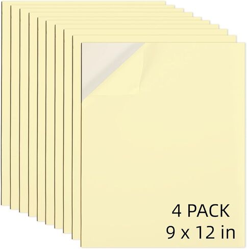 AXELIP Self Stick Mounting Board 11 X 14 inch 2mm Thickness, for Cross Stitch, Photo Frame Backing （4 Pack） in Saudi Arabia