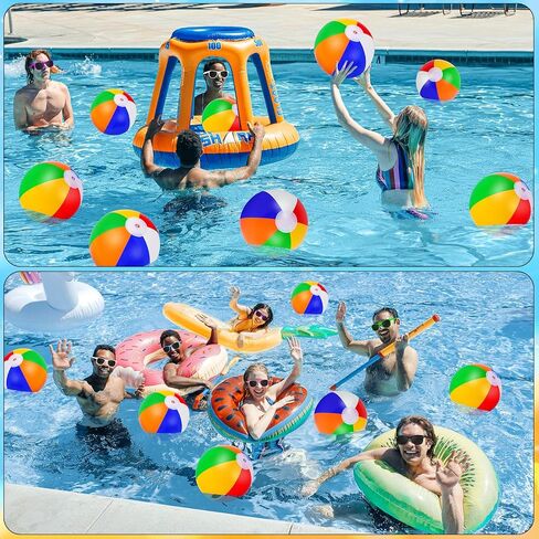 60Pcs Sunglasses Beach Balls Bulk Party Favors for Kids 30Pcs Neon Sunglasses 30Pcs 12" Beach Balls Kid Boys Girls Graduation Party Supplies for Summer Beach Pool Party Favors Goodie Bag Favors in Kuwait