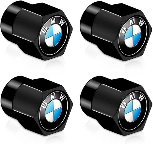 Tire Valve Stem Cap Cover Compatible for BMW Series Belt O-Ring Seal Corrosion Resistant tire Valve caps 4 Pc in Saudi Arabia