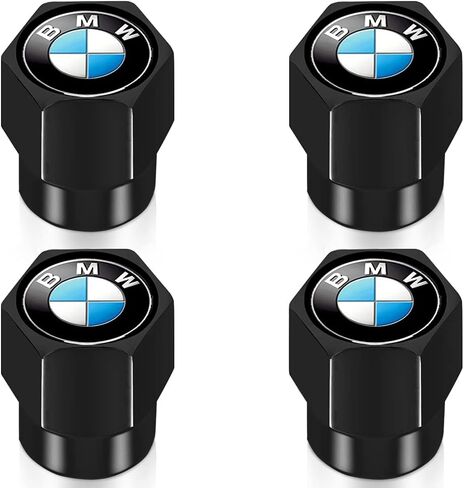 Tire Valve Stem Cap Cover Compatible for BMW Series Belt O-Ring Seal Corrosion Resistant tire Valve caps 4 Pc in Saudi Arabia