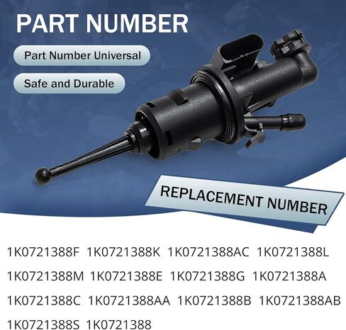 اسطوانة القابض الرئيسية 1K0721388AF لأودي A3 2003-2013، TT 06-14 VW Touran 03-15، Golf 03-16، Jetta 05-14، Beetle 12-15، Caddy 04-10 لسكودا اوكتافيا 04-13، رائع 08-15، سيات ألتيا 04-12، اليتي 09-17 in Kuwait