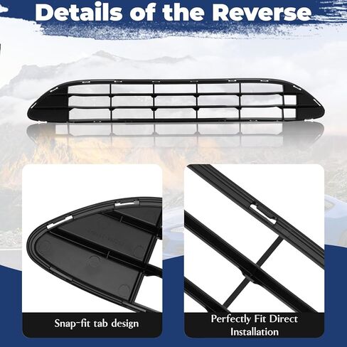 Front Bumper Lower Grille Compatible with Subaru Legacy 2015 2016 2017 Automotive Grille Front Bumper Lower Grill Guard in Saudi Arabia