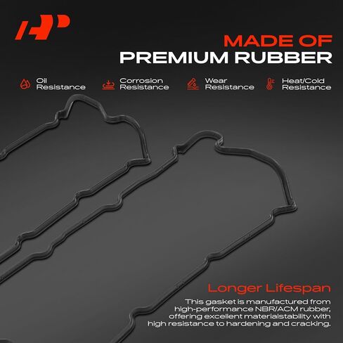 A-Premium Engine Valve Cover Gasket Set Compatible with Nissan Maxima 1995-1999 & Infiniti I30 1996-1999, 3.0L in Kuwait