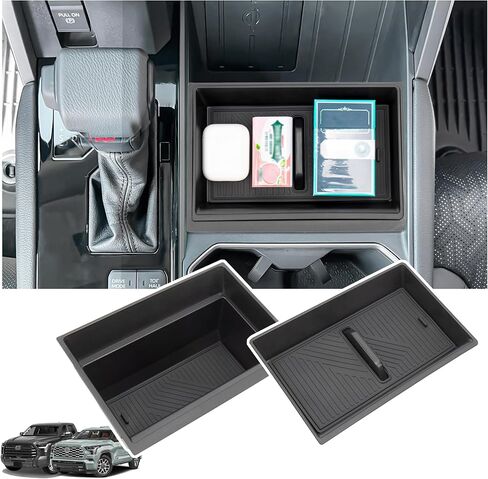 منظم وحدة التحكم المركزية متوافق مع ملحقات 2022-2026 Toyota Tundra (SR/SR5/Limited/TRD Pro)، 2026 Toyota Sequoia (SR5/Limited/TRD Pro)، وصينية صندوق تخزين in Kuwait