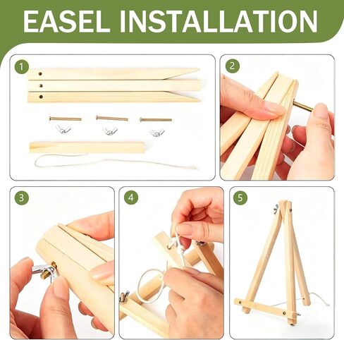 4 Pack Framed Paint by Numbers Kit for Adults Beginner with Wooden Easel, National Park Easy Adult Paint by Number Kits with Frame, DIY Number Painting for Adults Canvas for Home Decor Gift 8x12 Inch in Saudi Arabia