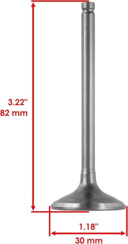 Caltric Exhaust and intake Valves Compatible with Honda TRX450ES TRX450S Foreman 450 4x4 1998 1999 2000 2001 in Kuwait