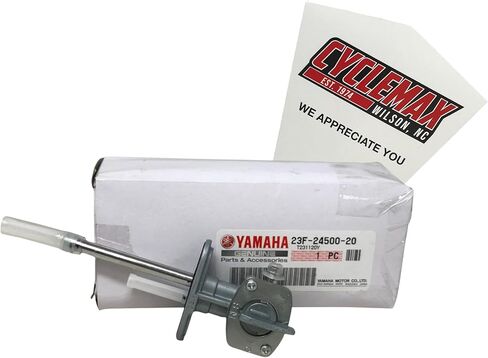 حزمة واحدة من Cyclemax متوافقة مع Yamaha (87-21) TW200 TW 200 FUEL PETCOCK ON OFF GAS VALVE 23F-24500-20-00 in Kuwait