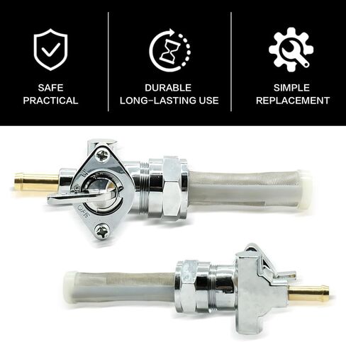 Fuel Valve Petcock 62167-81 Fits For Harley Davidson Sportster 1200 1000 883 Big Twin Dyna Electra Glide Fatboy Heritage Softail Springer Low Rider Tour Glide Road King 62168-81 62163-75 in Saudi Arabia