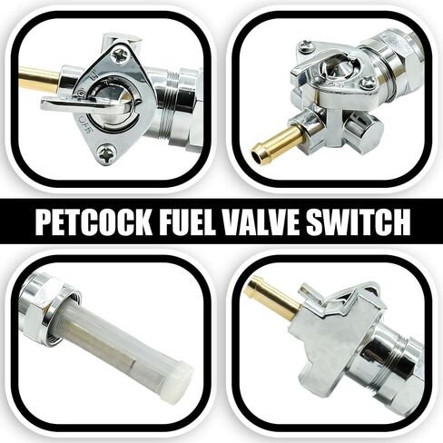 Fuel Valve Petcock 62167-81 Fits For Harley Davidson Sportster 1200 1000 883 Big Twin Dyna Electra Glide Fatboy Heritage Softail Springer Low Rider Tour Glide Road King 62168-81 62163-75 in Saudi Arabia