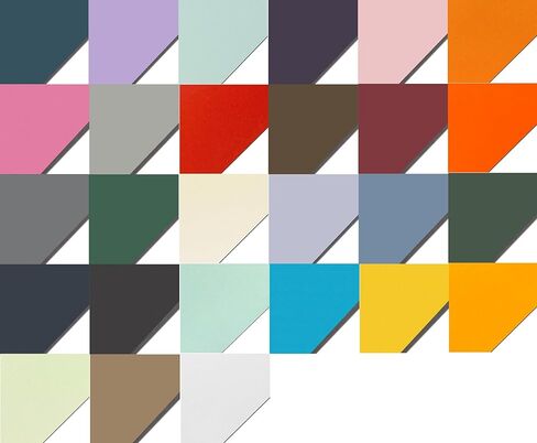 Premium Cardstock Paper Assortment – Build Your Own - 83lb Cover (225 GSM) – 8.5x11 Cardstock – Choose 10 Colors – Solid Core Matte Card Stock – Printer & Cricut Friendly – Made in USA (50) in Saudi Arabia